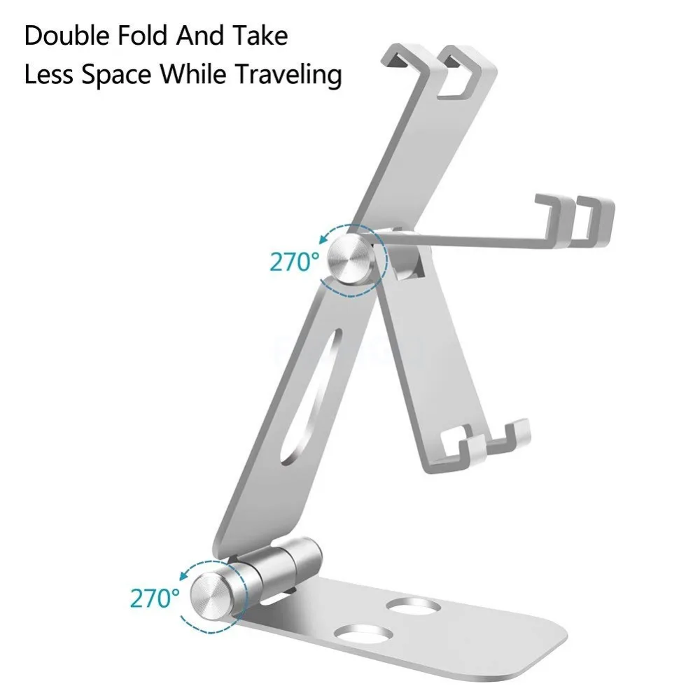 Multifunction Rotary Tablet PC Smartphone Stand Foldable Mobile Phone Mount Universal Phone Holder 