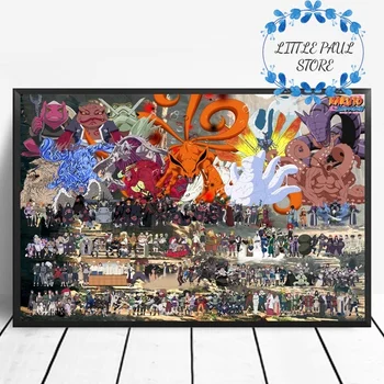 

Vintage Cartoon Naruto Modern Japanese Anime Art Canvas Poster Wall Picture for Living Room No Frame