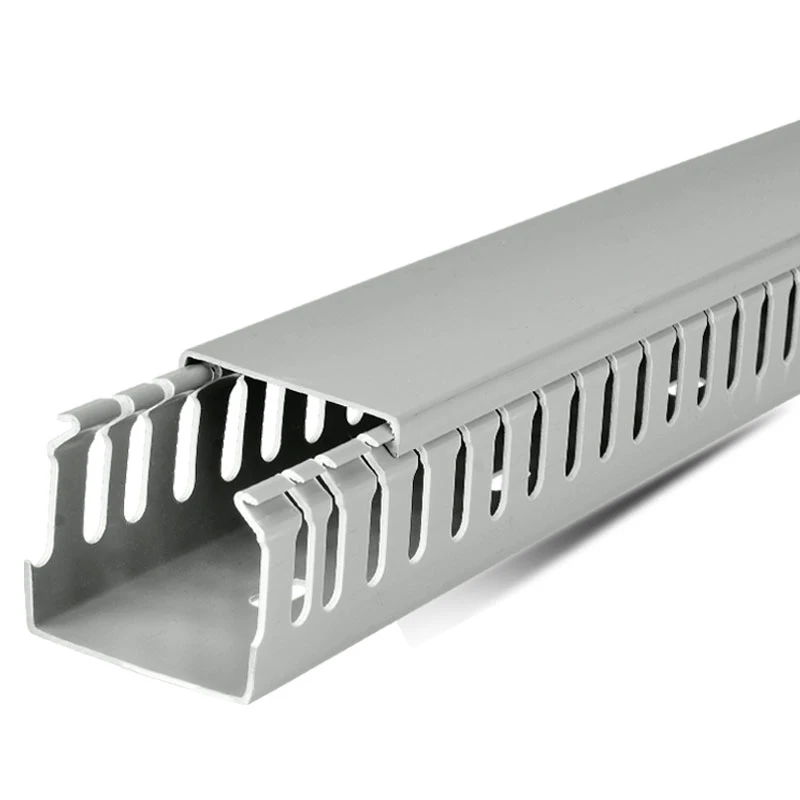 

Cable Raceway Duct with Cover Lid Horizontal Finger Duct Rack Cable Management Panel Cable Duct Rack Cable Org Open Slot Wiring