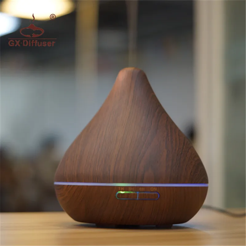 

GX.Diffuser Aromatherapy Air Humidifier Ultrasonic Aroma For Home Office 7 LED Night Colorful Lights Mist Maker Aroma Diffuser