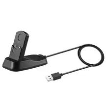 ALLOYSEED 1 м USB кабель для передачи данных зарядное устройство Подставка Колыбель Док-станция для Ticwatch E/S смарт-часы Быстрая Зарядка Док-держатель кронштейн