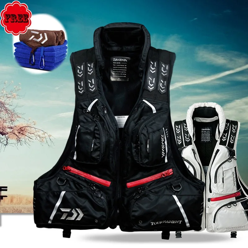 

DF-3104 DAYIWA Fishing Vest Life Jacket Buoyancy 80N 120KG Detachable Life Vest Fishing Vest Fishing Clothing Fishing Tackle