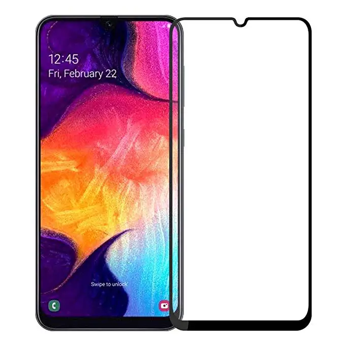 100 шт./лот для Samsung Galaxy A20 A40 A70 A 20 40 70 полное покрытие закаленное стекло 3D Защитная