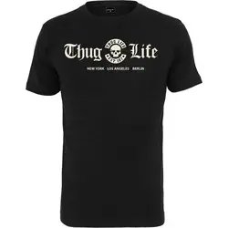 2019 Лидер продаж Модные короткий рукав 100% хлопковая Футболка Thug жизнь футболка Черная футболка