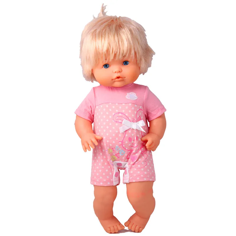 41 см Nenuco Doll Clothes Ropa y su Hermanita высококачественный розовый короткий комбинезон в