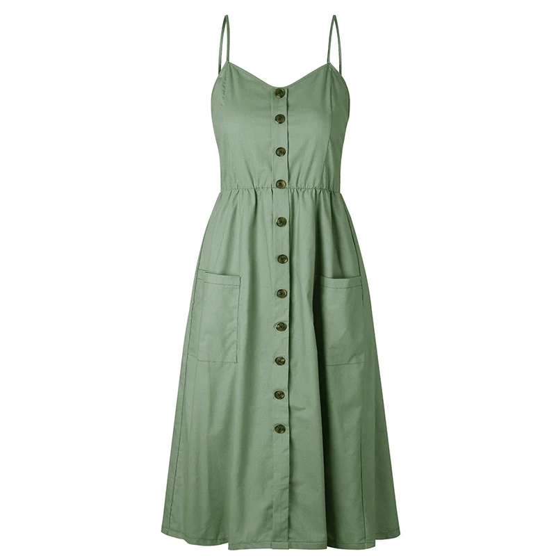 Vestido Boho Платье женское Повседневный пляжный без рукавов праздничное платье