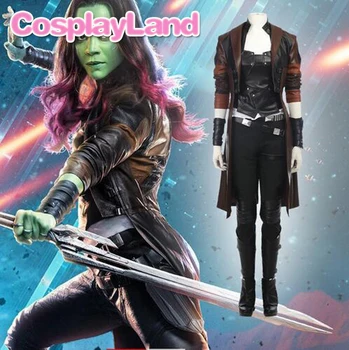 

Guardians of the Galaxy 2 Gamora Cosplay Costume Superhero Halloween Costume for Adult Custom made Cosplay Gamora Costume Suit