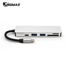 4 in 1 Type-C splitter to Micro SD/TF Card/Fast Charging/USB 3.0 Camera reader HUB otg Adapter Connector For MacBOOK Pro Samsung