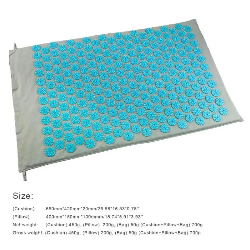 Массажный коврик акупрессура коврик для снятия стресса боль Акупунктура Спайк йога коврик