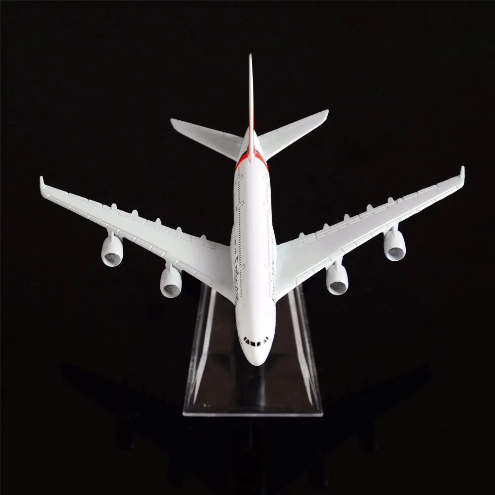 1:400 16 см Объединенные Арабские Emirates Airlines A380 металлическая модель самолета офисные декоративная игрушка подарок идея