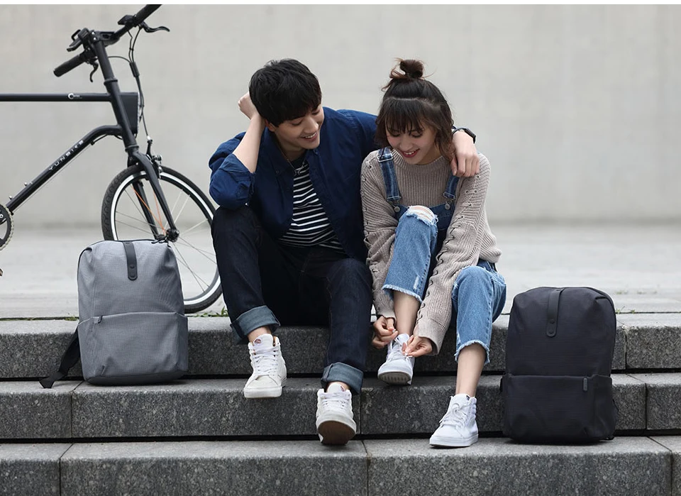 20L Xiaomi Casual Backpack Men Solid Polyester Girls Backpacks Travel Bag Universal Bags College Style 15.6 inch Laptop Bag (2)