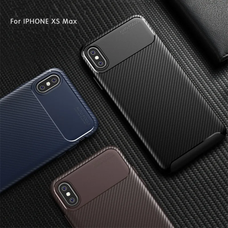 Тонкий прочный мягкий чехол из ТПУ для iPhone XS Max XR X противоударный телефона с