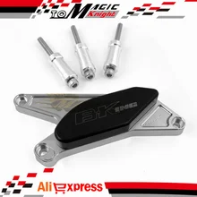 Двигатель Статора Обложка Подвижная Рама Протектор Для SUZUKI B-KING GSX1300 BK 2008-2012 2009 2010 2011 Серебристый и черный крышка