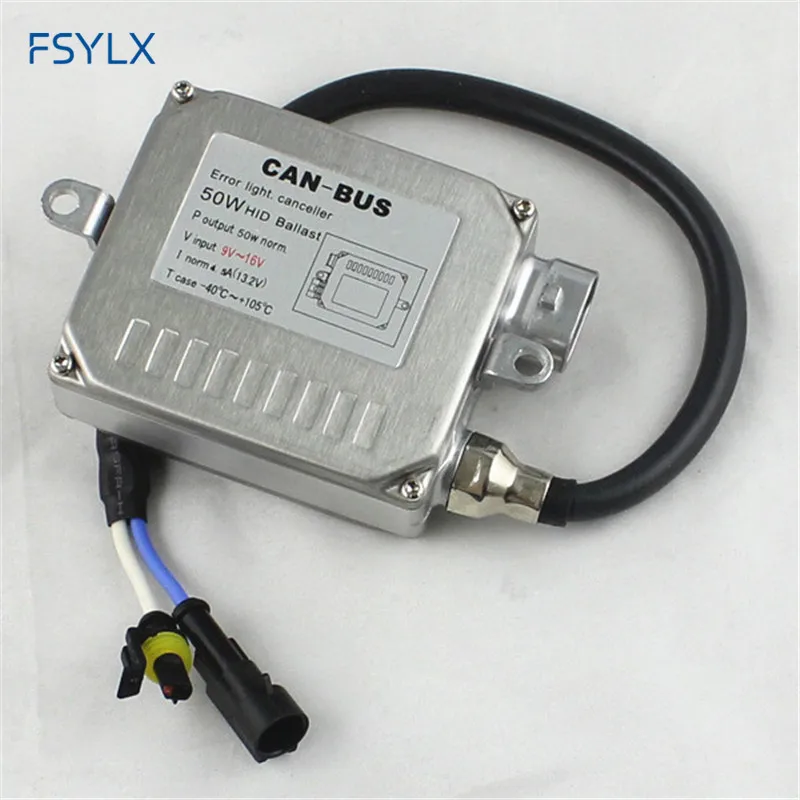 FSYLX Canbus 50 Вт HID Xenon балласт AC цифровой Hy lux H1 H3 H7 H11 9005 Автомобильная ксеноновая фара