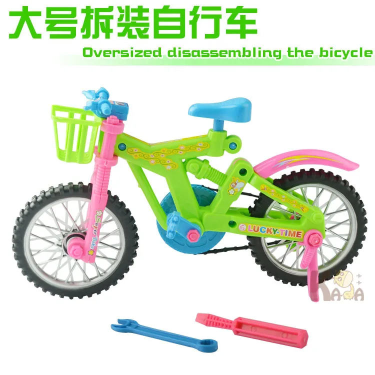 1pcs Miniature Fashion Modern Detachable Plastic Bike Bicycle Toy Model