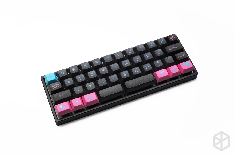 Capa Plana de Alumínio Anodizado com Pés de Metal Teclado Mecânico Personalizado Cor Cinza para Margaridas 40 Mini - Imagem 3