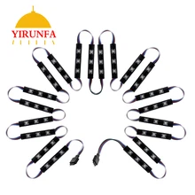 DIY Светодиодная модульная полоса 5050 DC12V Водонепроницаемый дизайн рекламы светодиодный модули очень яркий; RGB/белый/теплый белый светодиодный полосы