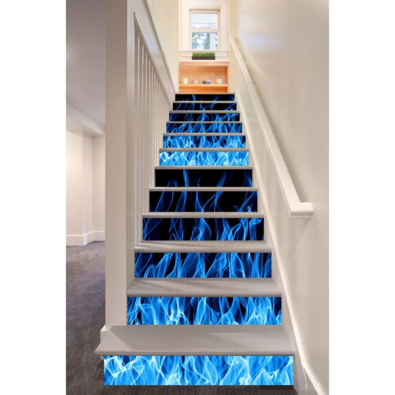 

3D Self-adhesive Staircases Sticker For Stairway DIY Removable Decoration Hallway Step Floor PVC Decal Paper