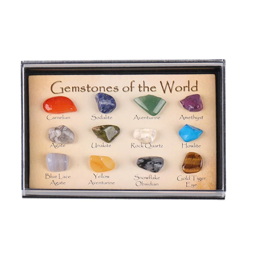 

1 Set Colorful Crystal Gemstone Polished Healing Natural Crystal Gemstone Color Stone Gift Stone Natural Stone Set