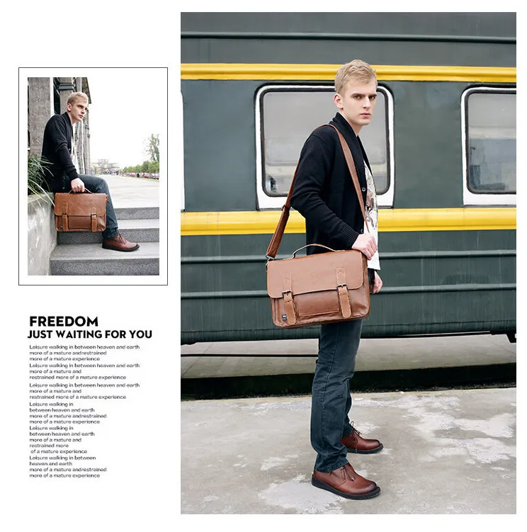 men vintage messenger bag10