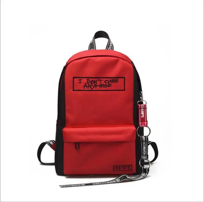

The 2018 new fashion Korean version of the large capacity women's nylon backpack wave student leisure bag computer storage bag