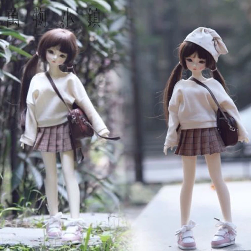 Новые Красивые Топы + плиссированная юбка для 1/4 1/6 BJD MSD YOSD кукла бюст