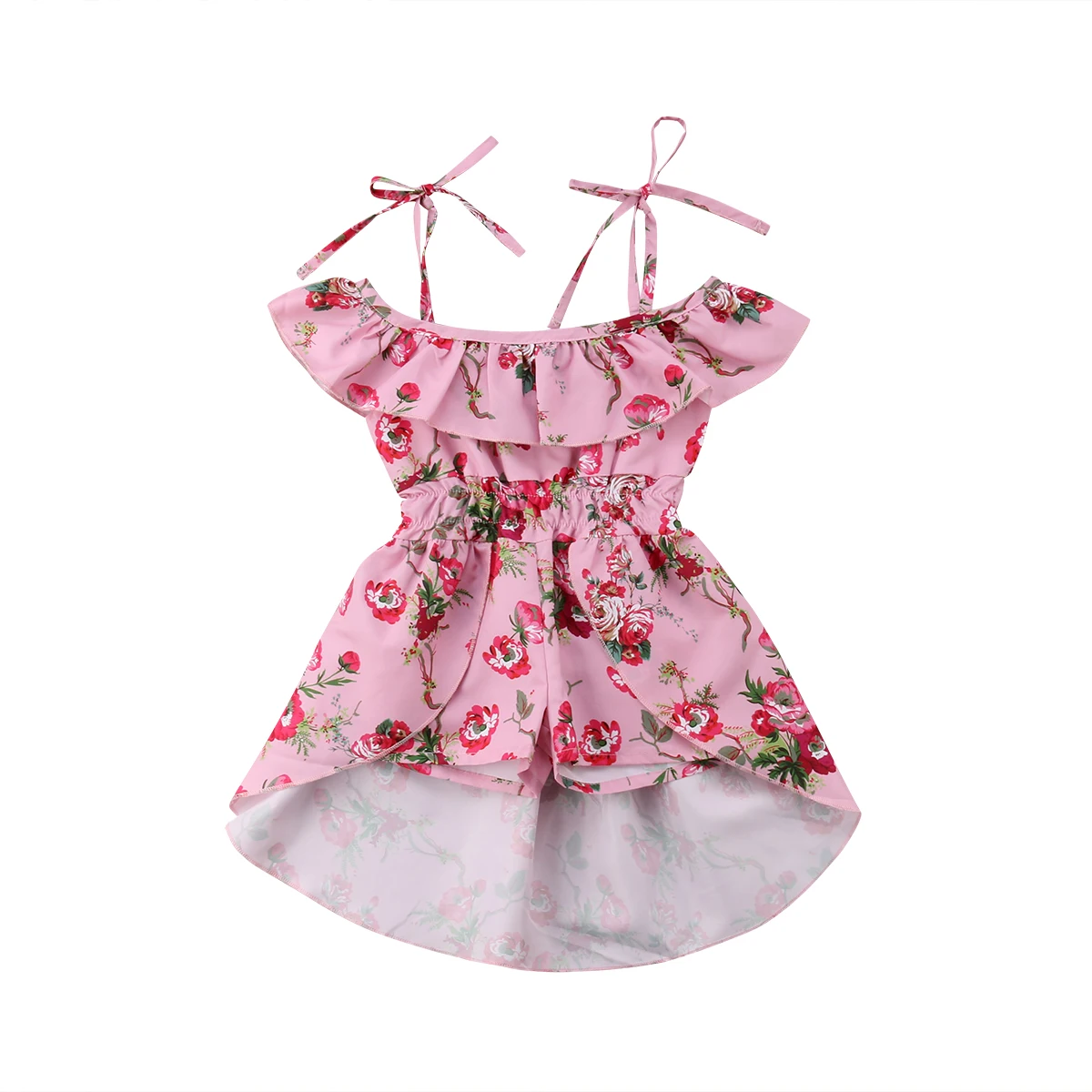 Denim Shorts Set Kids Cotton Summer Clothes Baby Girls Summer Dovetail Dress