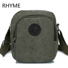 RHYME New Material Men’s Canvas Travel Bags Cool Tasche Fashion Messenger Bolso Crossbody Tote Sac Shoulder Torba