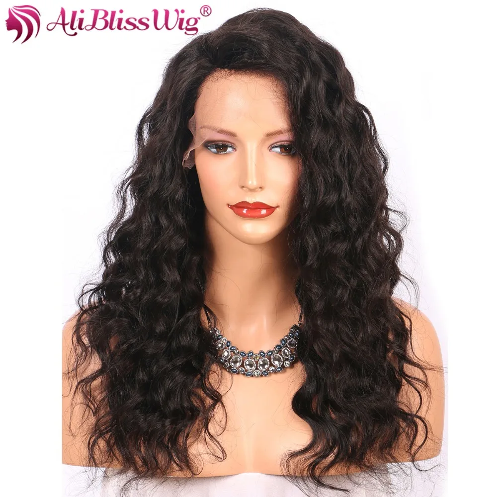 AliBlissWig 4.5inch Lace Front Human Hair Wigs For Africa Americans 150