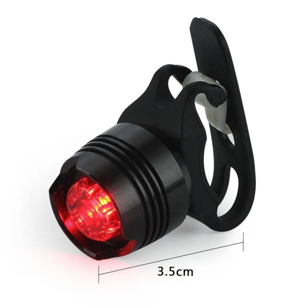 Sale Outdoor Night Tail Light USB Rechargeable LED Bike Light Bicycle Front Head Lamp Safety Tail Rear Lamp Bicycle Accessories #15 5