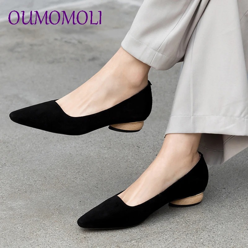 

new Elegant Sheep suede Women Flat Autumn Soft Shallow Low Heel High Quality Shoes fashion Slip On Casual Flat d780