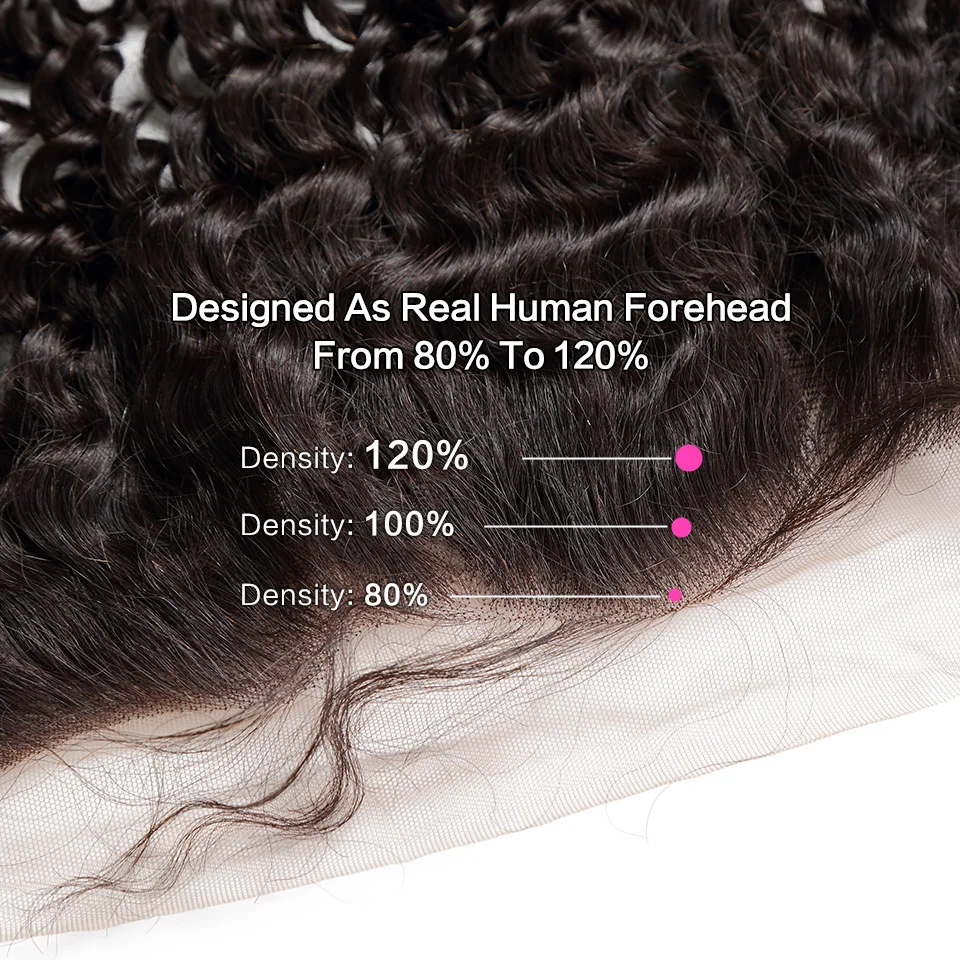 Luvin Малазийские Вьющиеся Волосы Кружева Фронтальная застежка 13x4 Выбеленные узлы с детскими волосами Реми человеческие волосы глубокая волна застежка