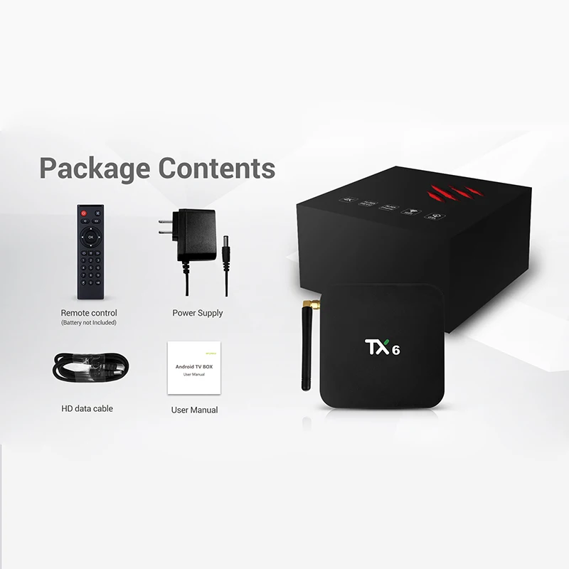 XGODY TX6 Smart tv Box Android 9 Allwinner H6 4 ГБ DDR3 32 Гб EMMC 2,4 ГГц 5 ГГц WiFi Поддержка 4K H.265 Bluetooth Подсветка клавиатуры