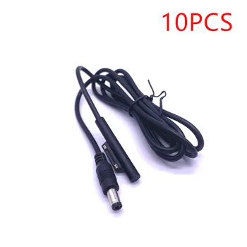 

10 PCS Power Charger Charging Adapter Cable for Microsoft Surface RT Surface Pro 3 Pro 4 5.5*2.5mm BLACK