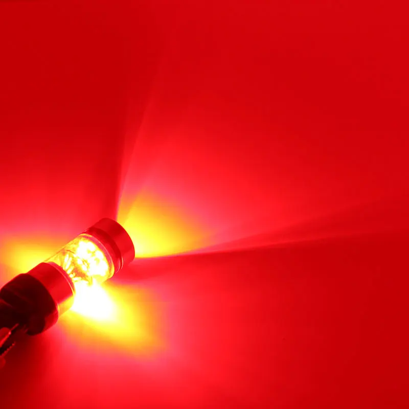 2X Красные мощные 100 Вт 3030 20SMD светодиодный 7443 T20 7444NA ные лампы для указателей