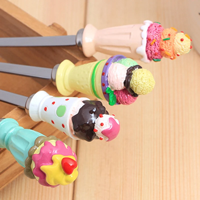 4pcs set Coffee Spoon Teaspoon Condiment Sugar Measuring Fashion Cute Style Spoon Set for Wedding Childen