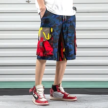 Летние шорты мужские, высококачественные хлопковые камуфляжные шорты для отдыха мужские, модные летние короткие мужские большие размеры 5XL