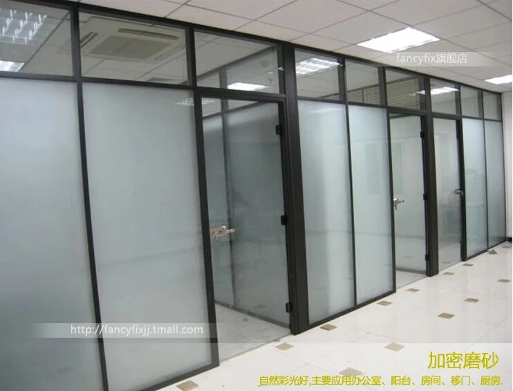 Pure scrub or spray sand film window stickers bathroom without glue Vinyl matt decals Explosion proof grilles paper 50*200cm cannibals all or slaves without masters paper