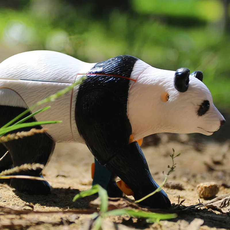 Boys Transformation Robot Action Figure Plastic Model Zoo Tiger Lion Panda Eagle Elephant Kid Adult Education Collection Toys