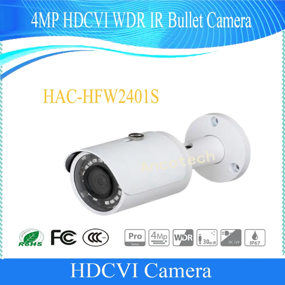 

Free Shipping NEW Product CCTV DAHUA 4MP FULL HD HDCVI WDR IR Bullet Camera IP67 DH-HAC-HFW2401S