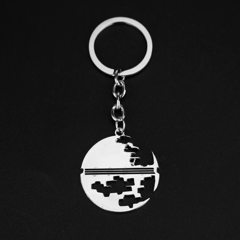 

MQCHUN High Quality Movie Seriers Star Wars Death Star Metal Key Chain Keyring Pendant Alloy Key Ring Holder For Men Women Gifts