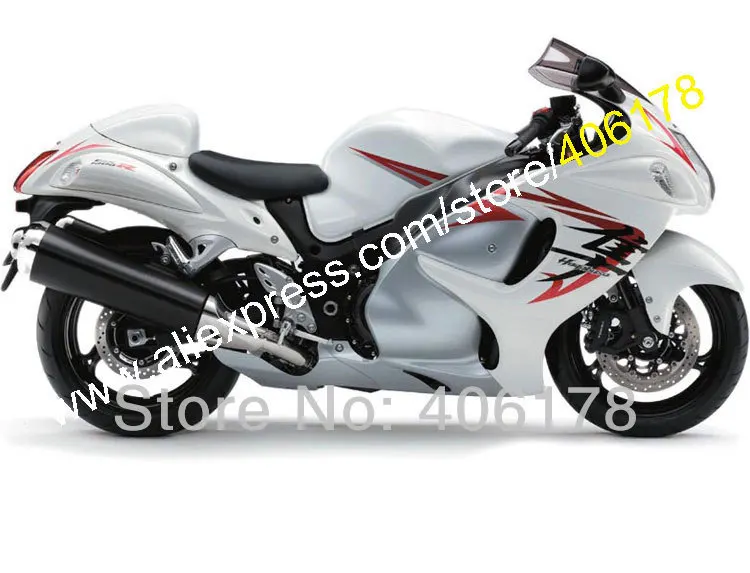 

Fairing For White GSX-R1300 HAYABUSA GSXR1300 08-16 GSX R 1300 2008-2016 GSXR 1300 Part (Injection molding)