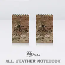 AA щит любую погоду " X 5" Водонепроницаемый Примечание камуфляж Открытый карта ноутбук 2 шт