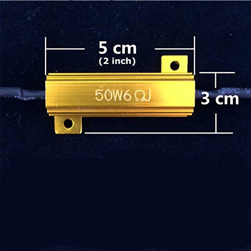 4pcs Fast Hyper Flash Turn Signal Blink 50W 6 ohm R24 Load Resistor Fix Led Bulb         未标题-2