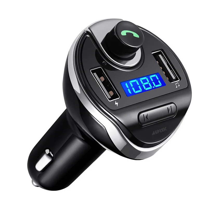 Aux модулятор Bluetooth FM передатчик громкой связи автомобильный комплект радио MP3