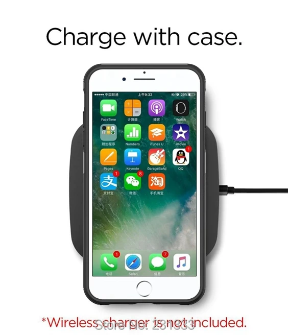 C ku для Iphone X 8 7 Plus 7PLUS 6 6S армированный ПК ТПУ Жесткий чехол Гибридный ударопрочный