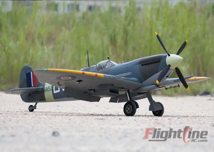 Свободная линия полета RC самолет 1600 мм Spitfire 1,6 м модель самолета PNP и PNP Без ESC