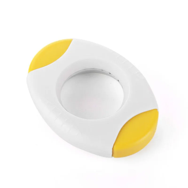 VOGVIGO Новое поступление ABS Нержавеющая сталь нож для яичной скорлупы яйцо устройство для открытия нож для яичной скорлупы Conveniente кухонные принадлежности - Цвет: Цвет: желтый