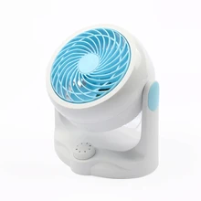 DMWD портативный бесшумный Электрический вентилятор мини воздушный конвекционный циркуляционный вентилятор домашний вентилируемый Настольный вентилятор вращающийся на 360 градусов Высокое качество