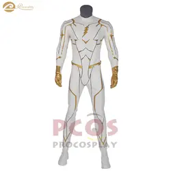 Pro cosplay The Flash сезон пять злодеев скорость сила August сердце Бог скорость косплей костюм и обувь mp004984